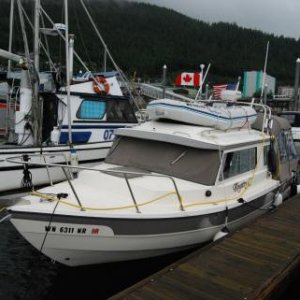Knotty C's first day after clearing Customs in Ketchikan, Alaska