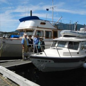 Larry and Nancy, crew of Jacari Maru and Don and Dee of the Knotty C