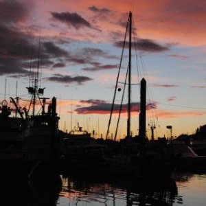 Last night in Alaska.