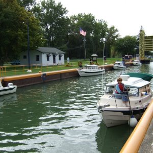 Lock 1 CS Canal voted the Prettiest lock in the NY canal system last year