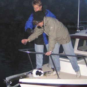 Media '(Pat Anderson) We appease the gods by pouring wine and beer and stuff over the bow!' in album 'boat-y-sattva in her former incarnation as Daydream'