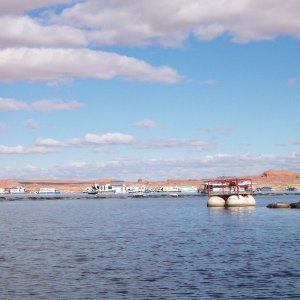House boats moored at Halls Crossing 11-11-10