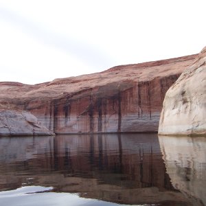 Media 'Crystal Spring Canyon 11-14-10' in album 'Halls Crossing Boat Ramp 11-11-10. We had 1 inch of snow on the ground when we left Durango Thursday morning. Roads were dry when we reached Utah. Partly sunny when we arrived at Lake Powell around noon. Sunny on Friday and Saturday. Started to cloud up a little on Sunday when we left around 1:00PM. Temperatures ranged from a high of 55 during the day and a low of 37 during the night. Could not of had better weather for this time of year at Lake Powell. We saw no more then six other boats each day.'