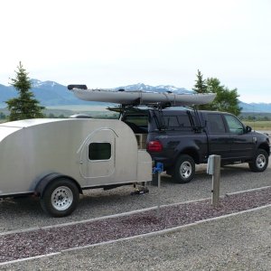 Home built Teardrop #2 (5'X10') - Ennis MT June 2009
