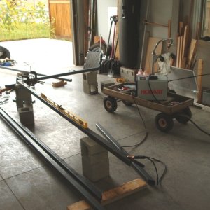 Getting started on the trailer frame