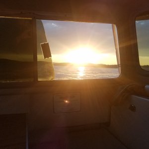 Sunset commute home