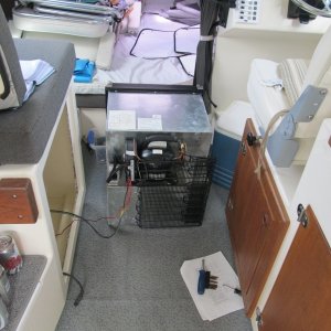 Media 'cutout mod for new fridge, DC muffin fan to left ventilates cabinet' in album 'cutout mod for new fridge, DC muffin fan to left ventilates cabinet'