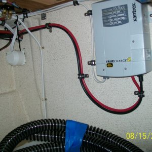 40amp Xantrex charger-under galley counter