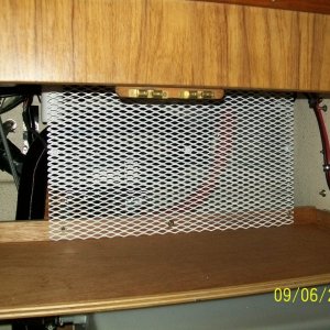 Espar Furnace with safety screen installed