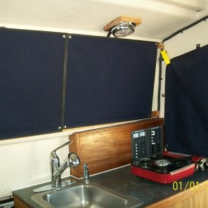 Sunbrella interior window curtains