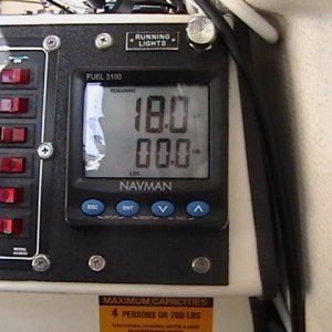 Navman Fuel Flow guage