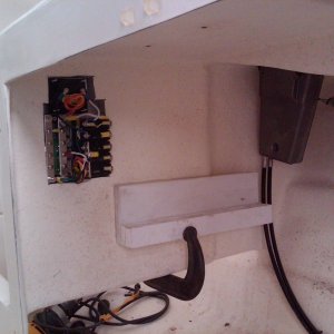 shelf for AC junction box