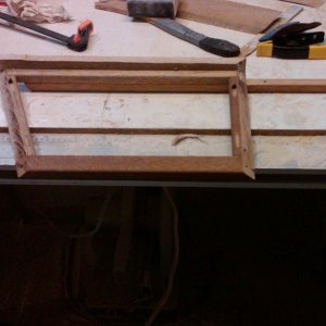 Media 'return air grille frame from scrap' in album 'fabricated condensate pan w.pump'