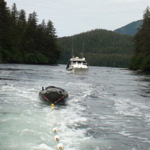 Sister lake channel