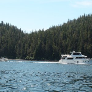 Yacht with Tomcat dingy