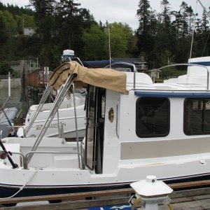 Ready for Fishing - Canopy Pushed Back