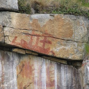 Petroglyphs at Nichols Point