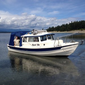 Media 'Beached on Denman Island near Comox' in album 'Eagle wading at Painters Lodge'