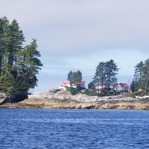 Ivory Island Light Station from East