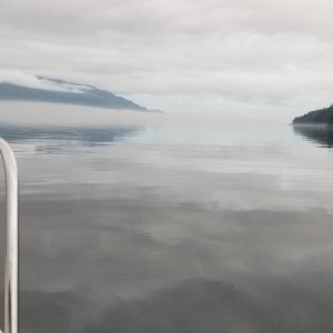 Exiting Growler Cove into Johnstone