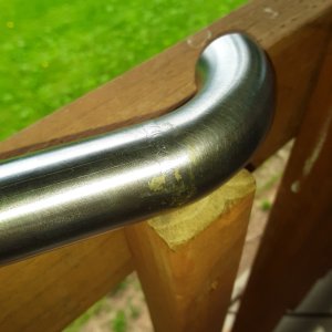 surface rust on test piece