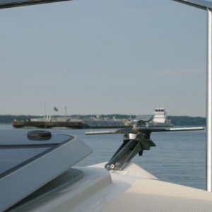 Barge traffic on Barkley Canal
