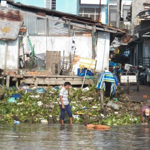 The Mekong has been used commercially for centuries and it shows.