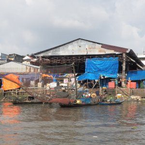 This is the traditional dip net fishing boat.