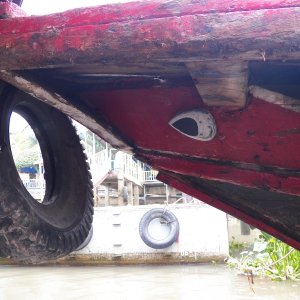 All vessels of any size had "eyes" on the bow to keep them out of danger.