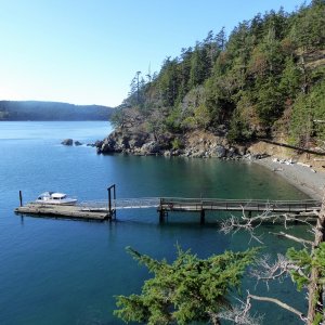 The others have left and now the only boat on the island.
