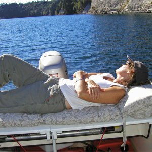 Sunning platform for Terri