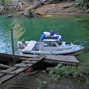 Camp site dock