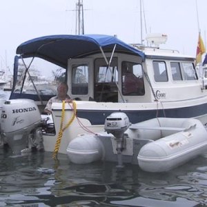On Bouy E13 at Avalon Harbor