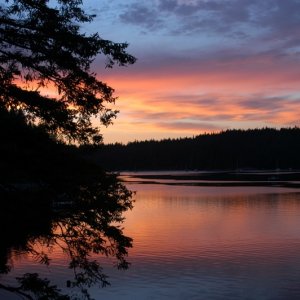Couldn\'t take Tera-Lu on this trip but a great sunset