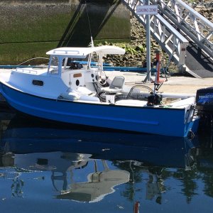 Tolman 20 skiff at Lund