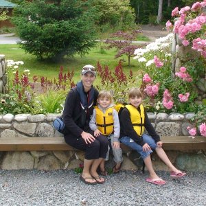 In front of the Hakai Institute
