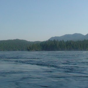 Nakwakto Rapids nearing slack