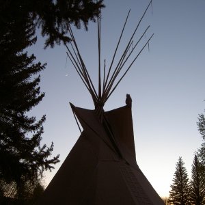 Dream Shot-Mom on our TeePee