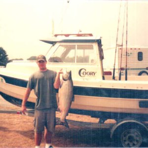 Tony with a nice Chinook taken out of Crescent City