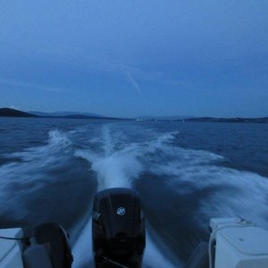 Getting dark fast!
