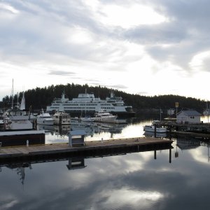 First ferry arriving Saturday morning