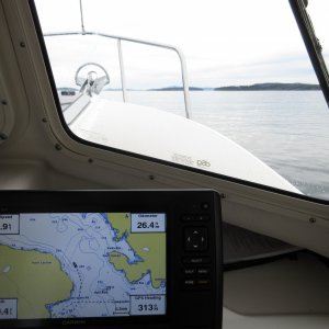 Flat calm water during a Small Craft Advisory. Typical in the San Juans.