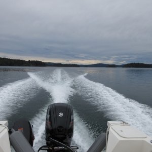 Cruising towards Deer Harbor