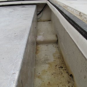 One of two spacers. limber hole to aft bilge