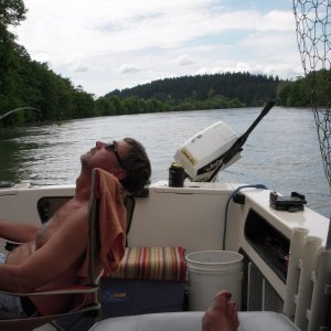 Media 'Fishing is tuff work' in album 'Skagit River, Blakes Resort'