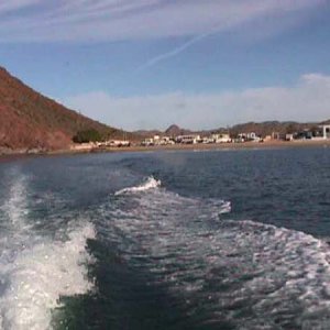 Heading out from Kino, going fishing