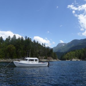 Anchored in Prideaux Haven