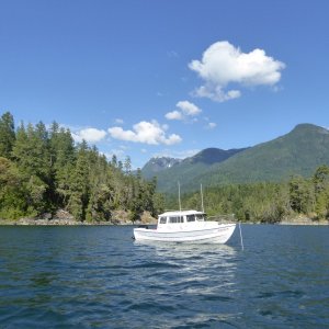 Prideaux Haven anchorage