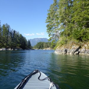 Media 'Exploring up to Roffey Island via dinghy' in album 'Pulling out of Octopus Islands anchorage Friday morning'