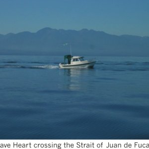Crossing the Strait of Juan de Fuca